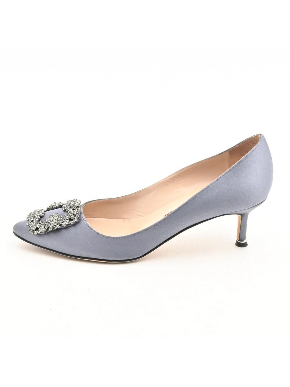 Manolo Blahnik Light Purple Clear Satin #342344M51B